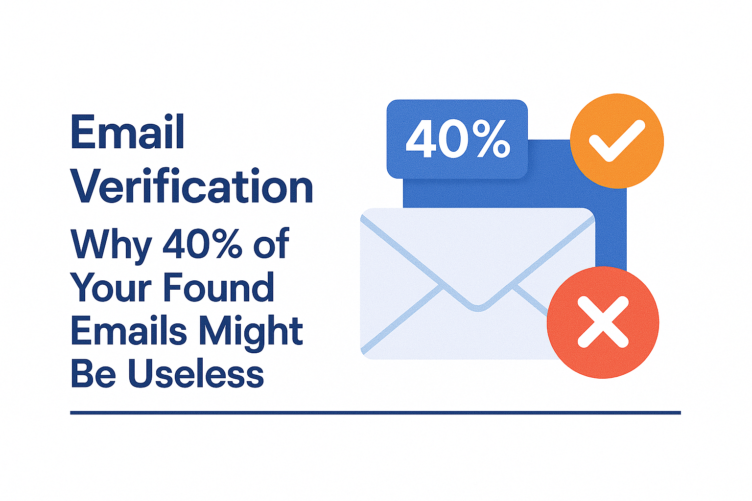 Email Verification: Why 40% of Your Found Emails Might Be Useless