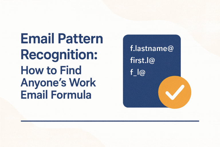 Email Pattern Recognition
