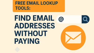 Free Email Lookup Tools: Find Email Addresses Without Paying