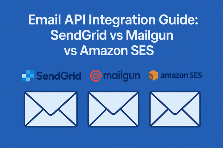 Email API Integration Guide: SendGrid vs Mailgun vs Amazon SES